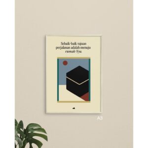 Poster A3 Sebaik-baik Tujuan Size A3